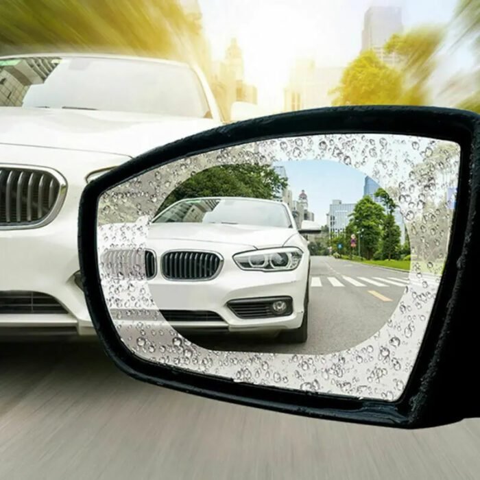 2pcs Rainproof Car Rearview Mirror Sticker Protective Film Rain Shield - Image 3