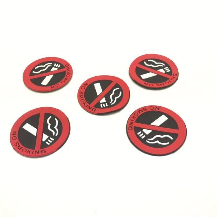 No Smoking Car Stickers Styling Round Red Sign Vinyl Sticker For Auto Motorcycle Home Wall Outdoor Car Accessories - Image 2